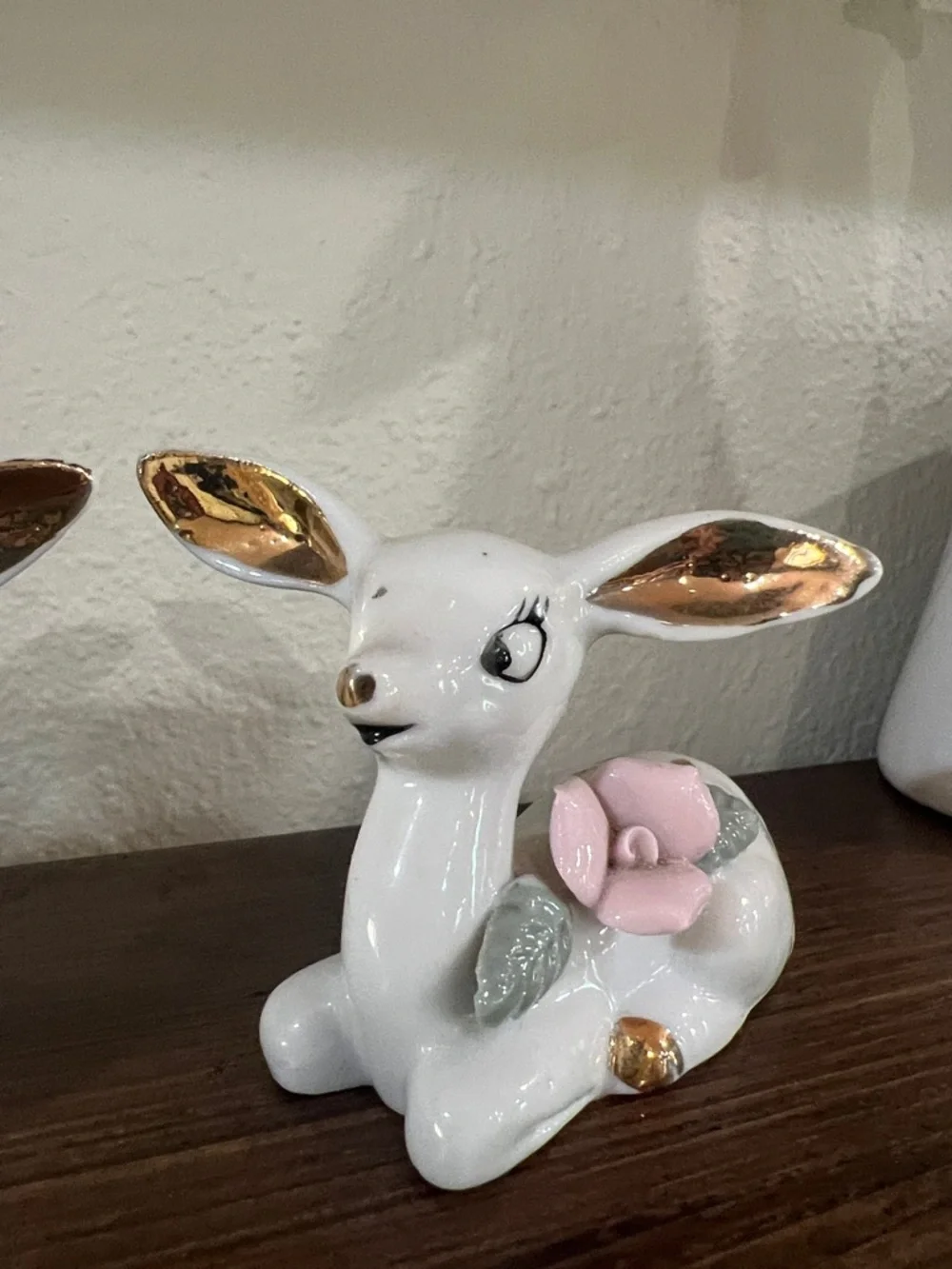 Vintage Chase Japan Set of Three Deer Porcelain